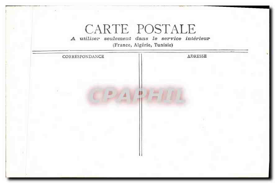 CPA Paris Eglise Ste Elisabeth du Temple  — Rückseite