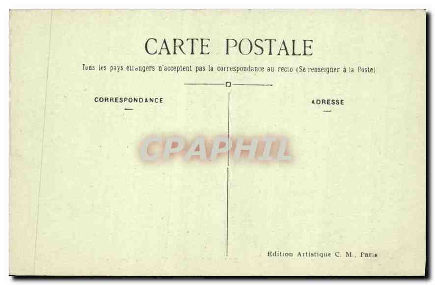 CPA Paris Musee du Louvre La Galerie d'Apollon  — Rückseite