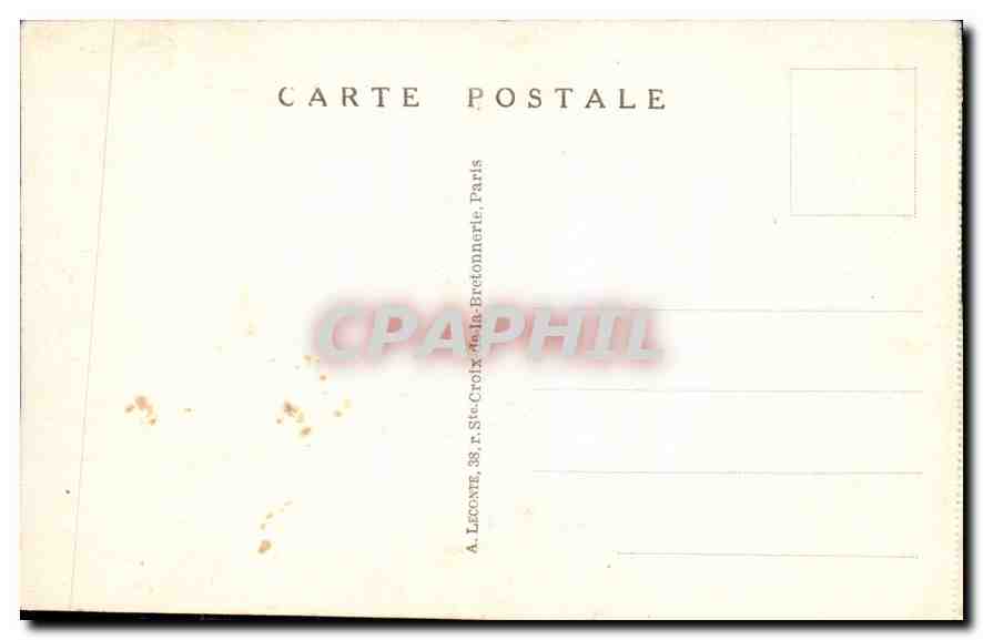 CPA Paris Le Tombeau de Napoleon I aux Invalides  — Rückseite