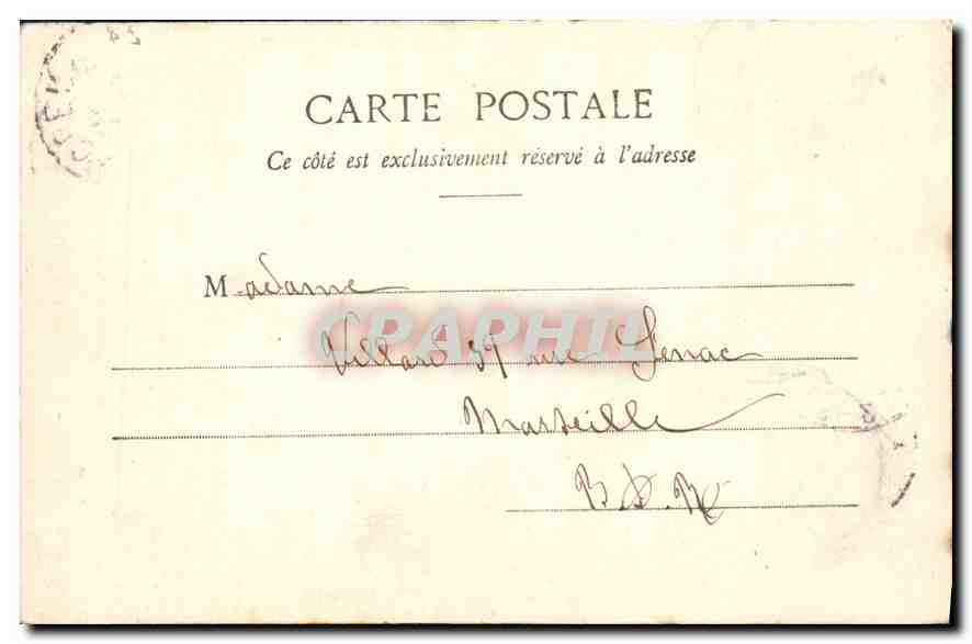 CPA Paris Rue de la Barre a Montmartre  — Rückseite