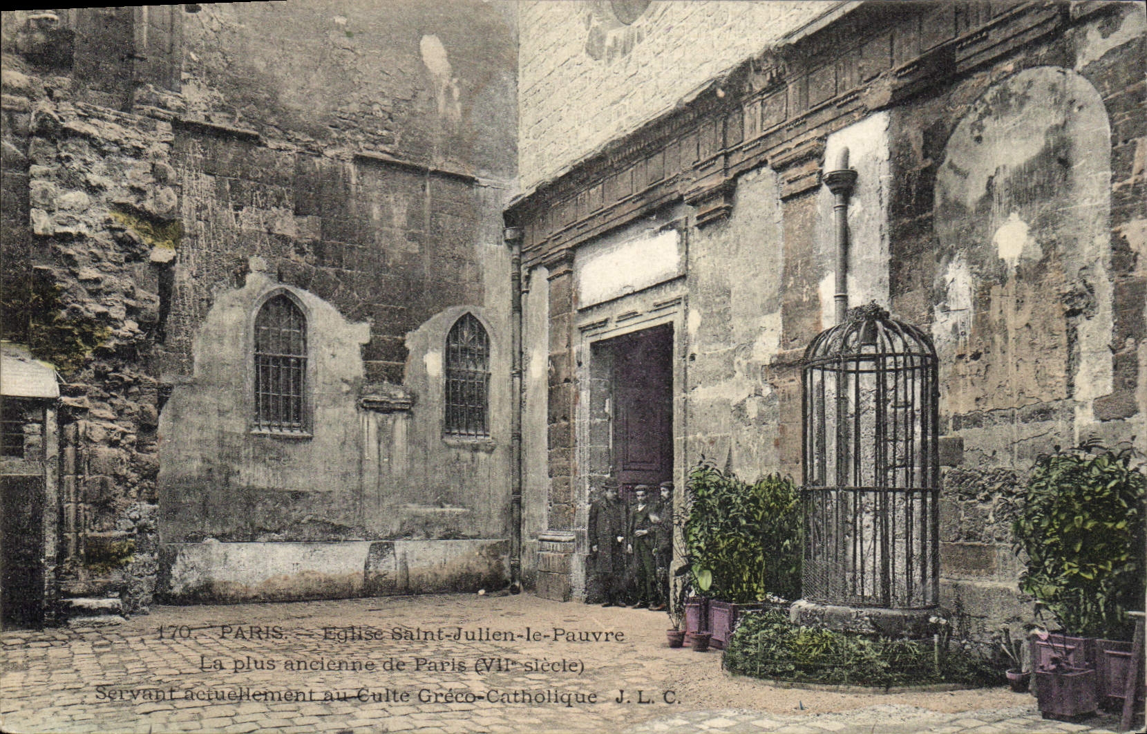 Paris — Église Saint-Julien-le-Pauvre (VIIe siècle) — J.L.C. n°170