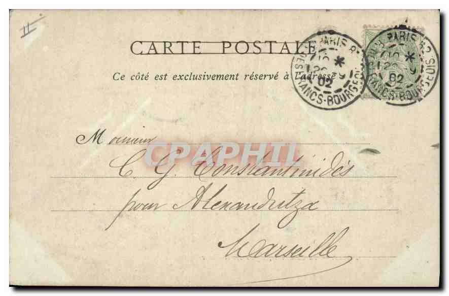 CPA Paris La Cathedrale Eglise Notre Dame  — Rückseite