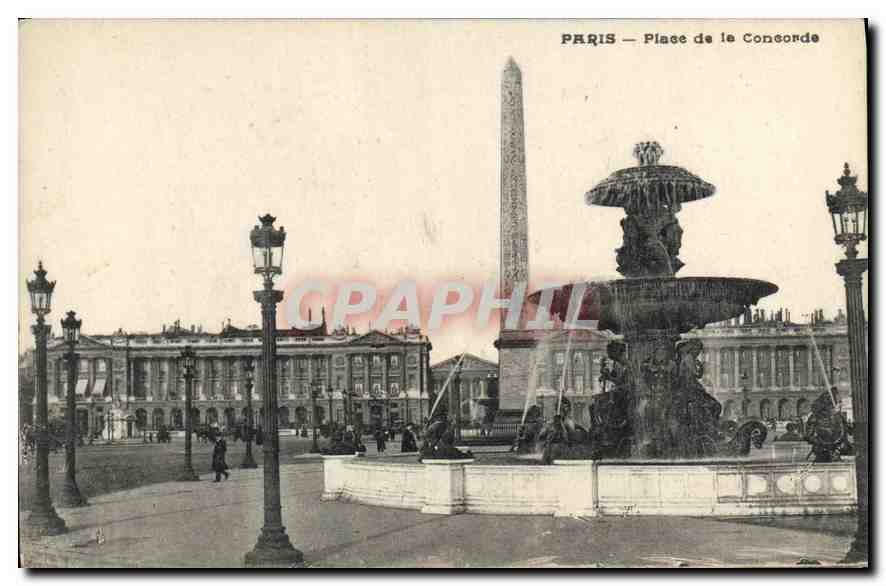 CPA Paris Place de la Concorde 