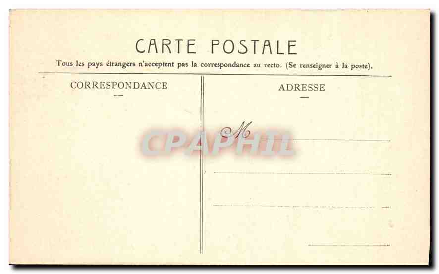 CPA Paris Bois de Boulogne Le grand Lac  — Rückseite