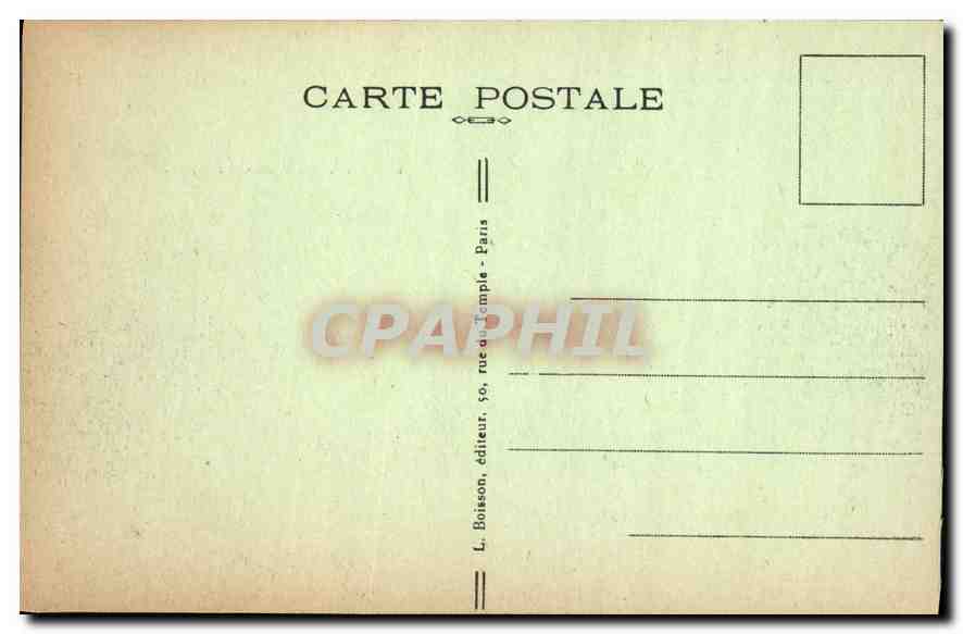 CPA Paris Cathedrale Notre Dame  — Rückseite