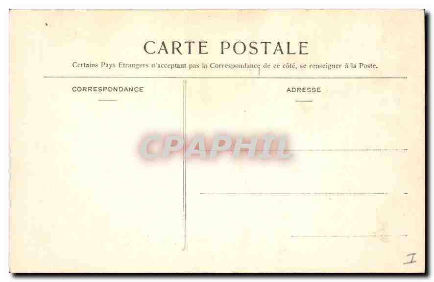CPA Paris Eglise Saint Merri Le Choeur  — Rückseite