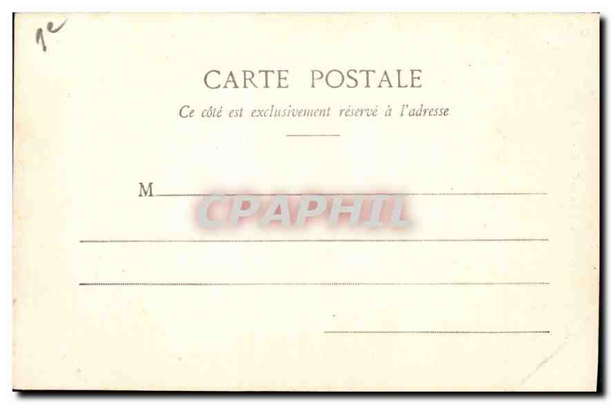 CPA Paris Place du Chatel  — Rückseite