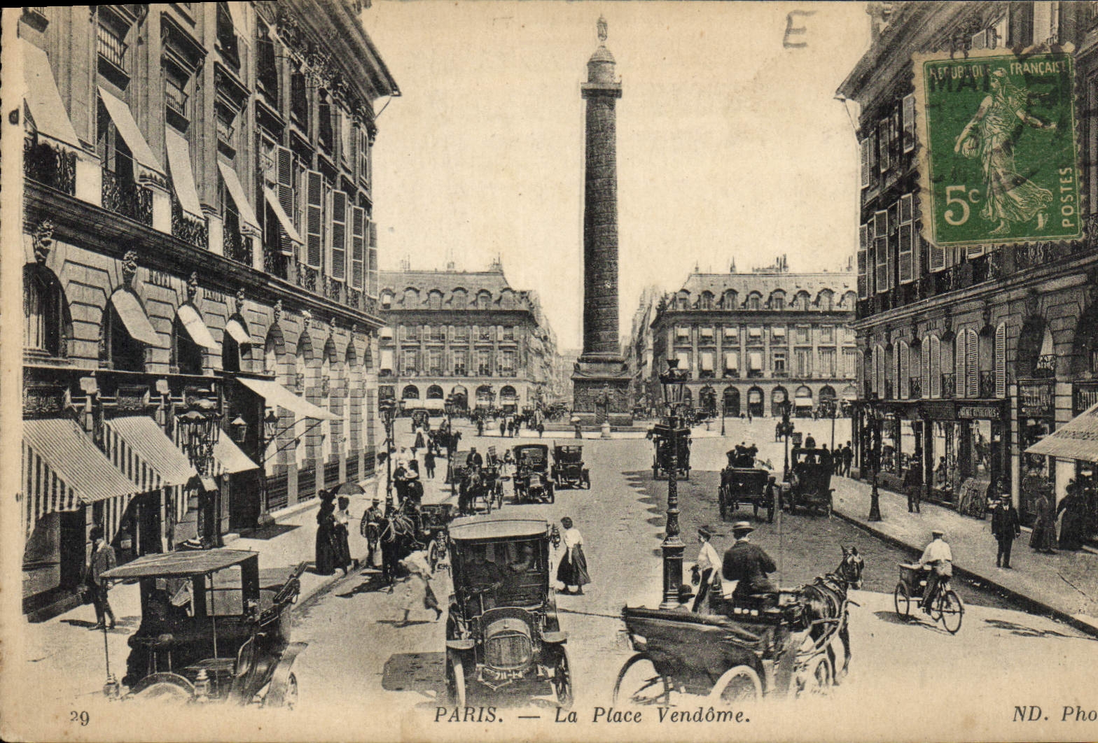 PARIS — La Place Vendôme — ND. Photo, n°29