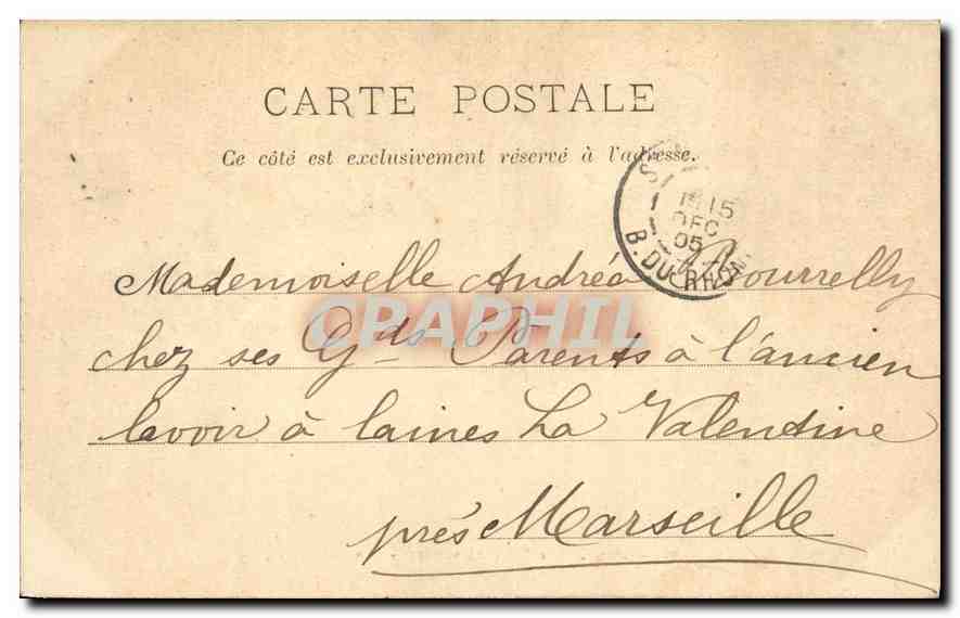 CPA Paris Le Pont Alexandre Les Polygones  — Verso