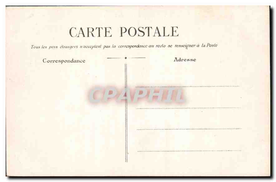 CPA Paris College de France  — Rückseite
