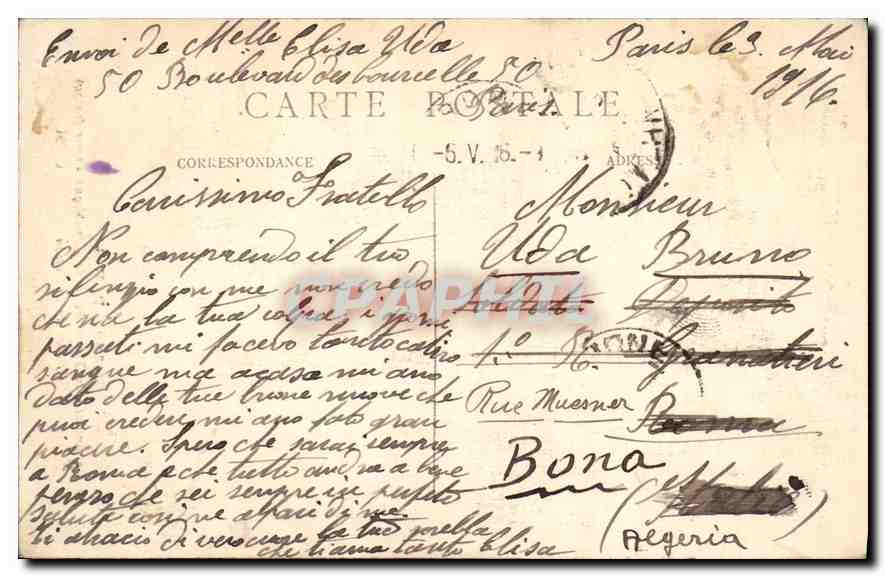 CPA Paris Le Monument du Triomphe de la Republique par Dalou Place de la Nation  — Rückseite