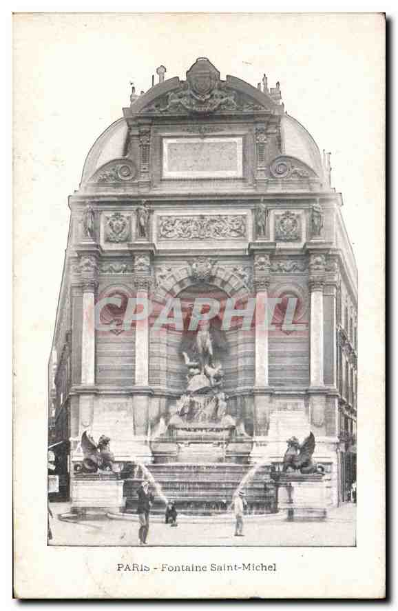 CPA Paris Fontaine Saint Michel 