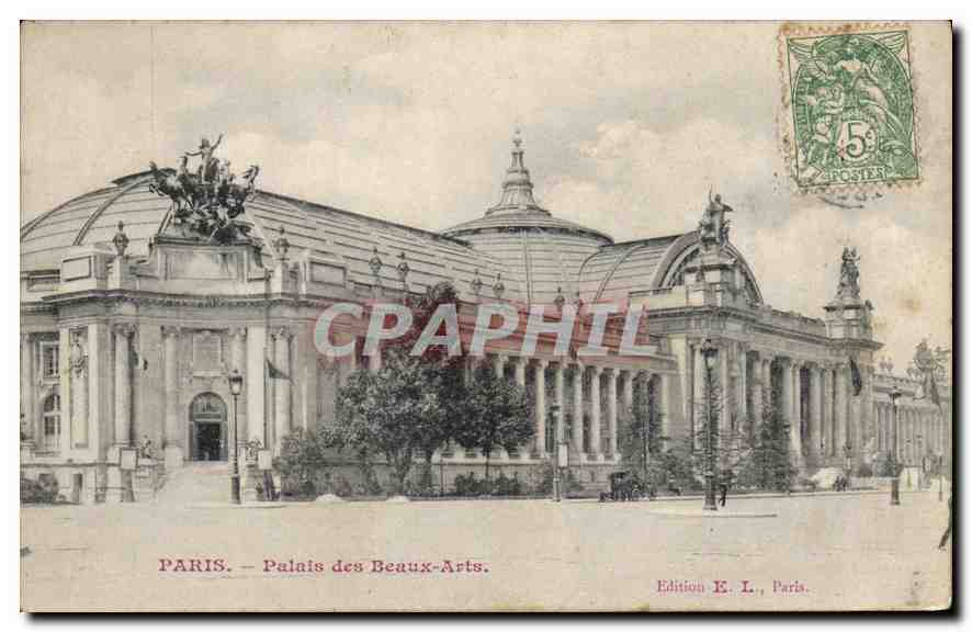 CPA Paris Palais des Beaux Arts 