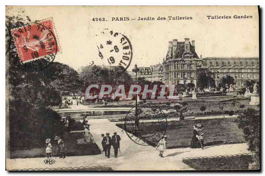CPA Paris Jardin des Tuileries 