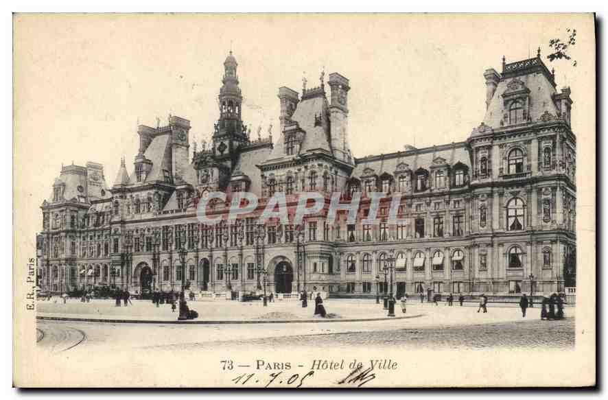 CPA Paris Hotel de Ville 