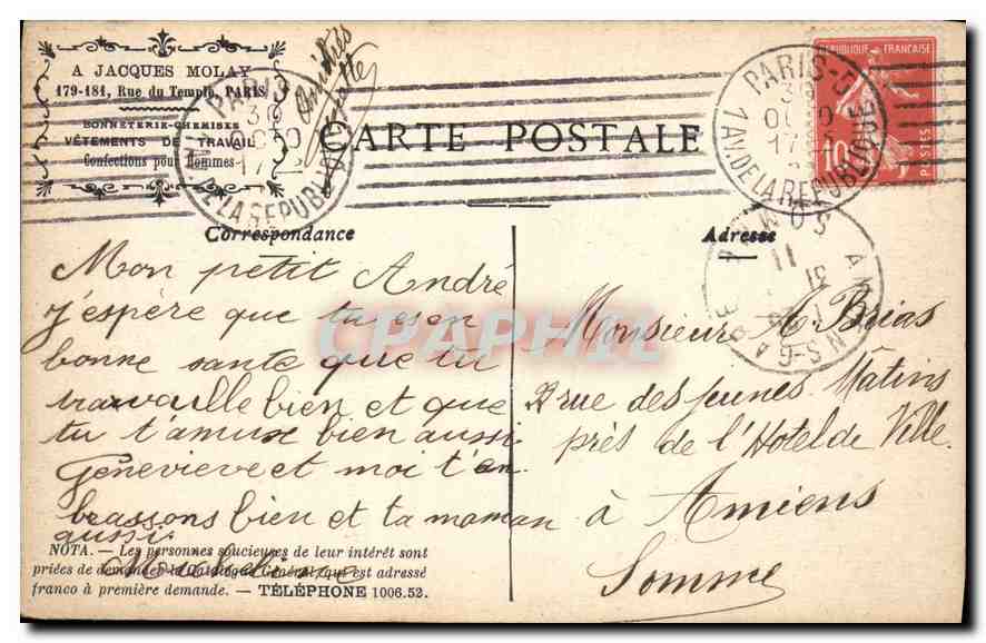 CPA Paris Petit Palais  — Rückseite