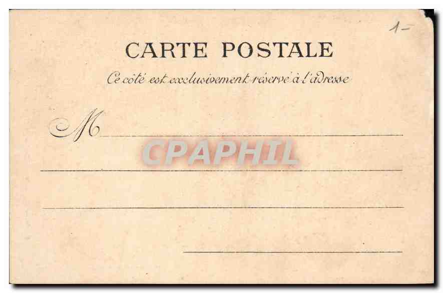 CPA Paris Eglise Saint Nicolas du Chardonneret  — Verso