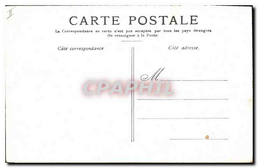 CPA Paris le Boulevard Montmartre  — Rückseite