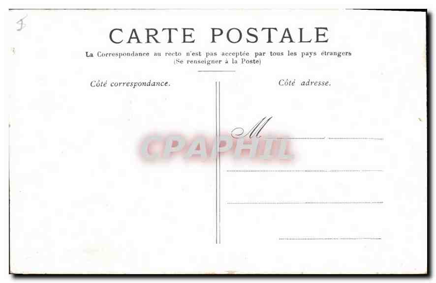 CPA Paris le Palais du Luxembourg  — Rückseite