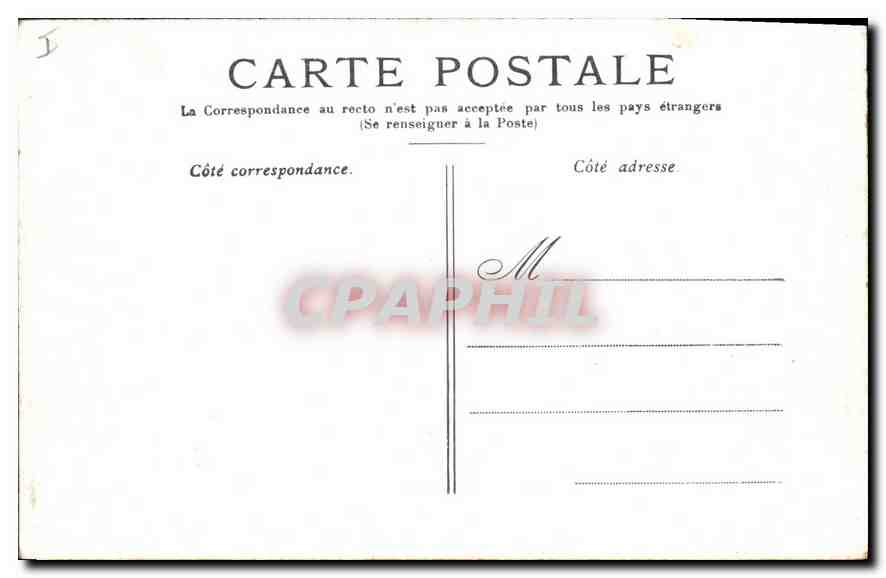 CPA Paris le Grand Palais  — Verso