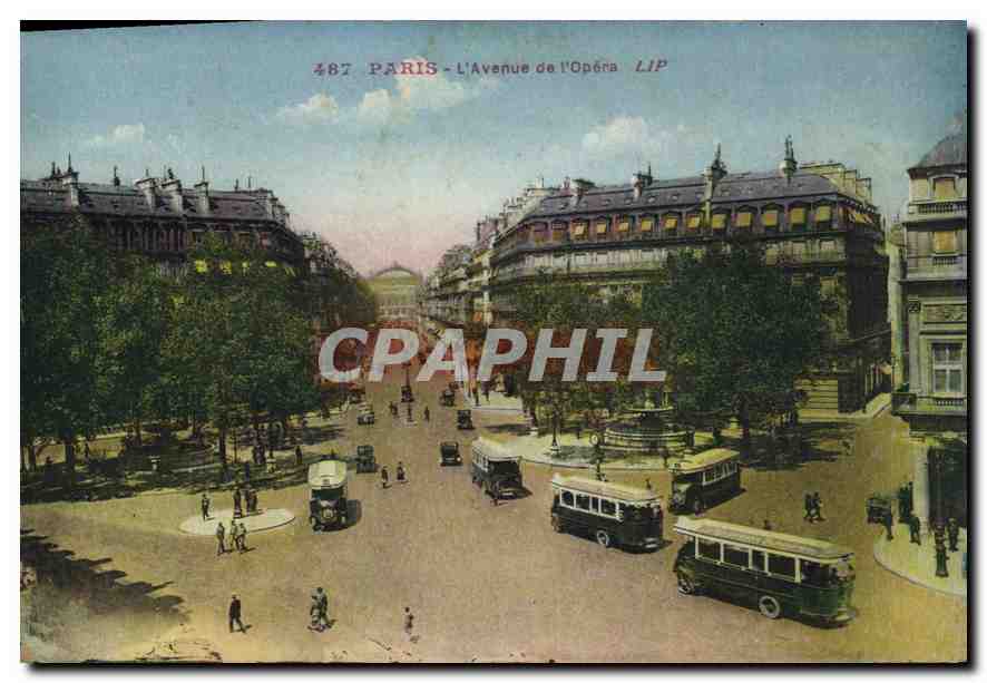 CPA Paris l'Avenue de l'Opera 