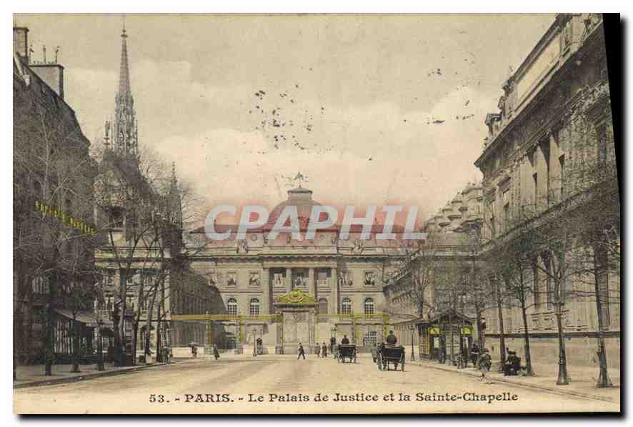 CPA Paris le Palais de Justice et la Sainte Chapelle 