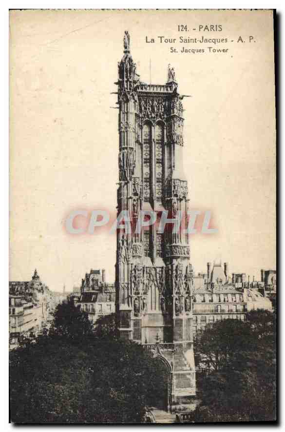 CPA Paris la Tour Saint Jacques 