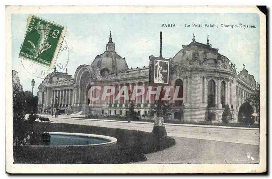 CPA Paris le Petit Palais Champs Elysees 