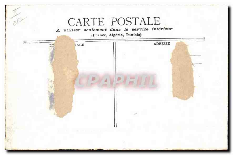 CPA Paris Boul Sebastopol et place du Chatelet  — Rückseite
