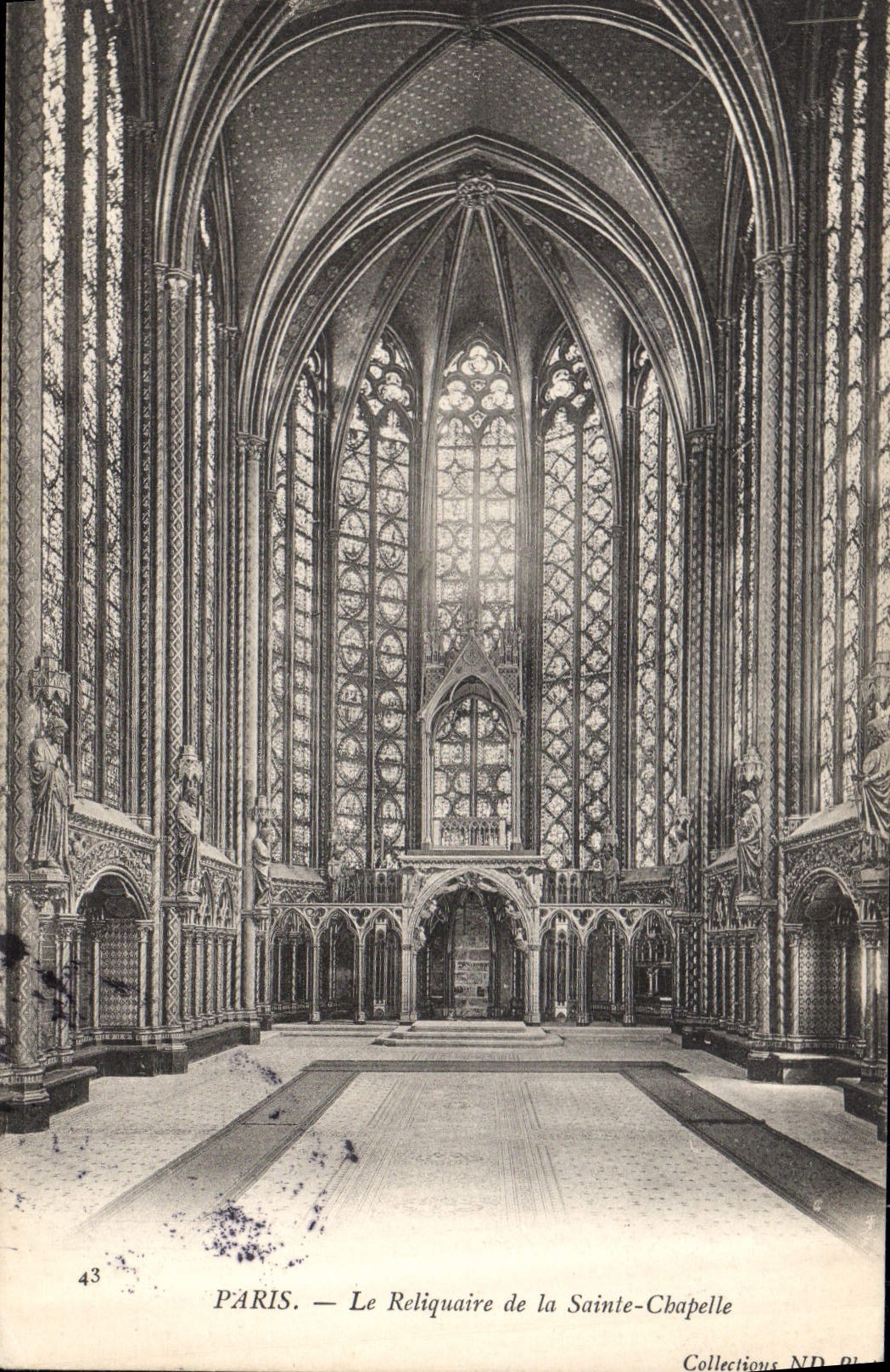 CPA Paris Le Reliquaire de la Sainte Chapelle 