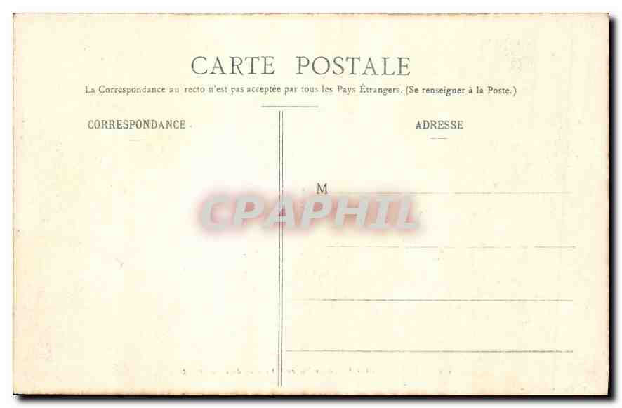 CPA Paris Jardin du Luxembourg Avenue de l'Observatoire  — Rückseite