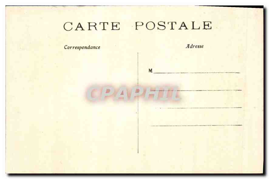 CPA Paris Hotel des Invalides Cour d'Honneur  — Rückseite