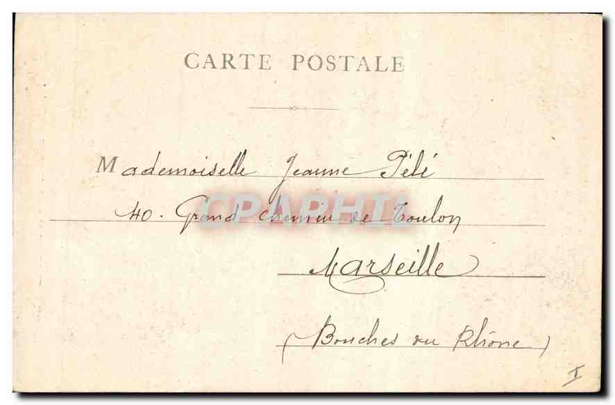 CPA Paris Le Louvre Pavillon de Flore  — Rückseite