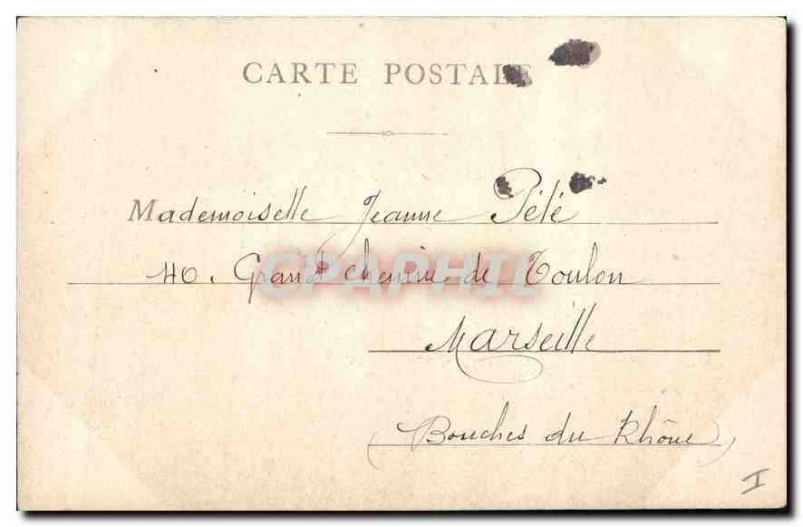CPA Paris Le Pantheon  — Rückseite