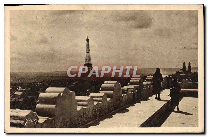 CPA Paris en flanant La Plate forme de l'Arc de Triomphe 
