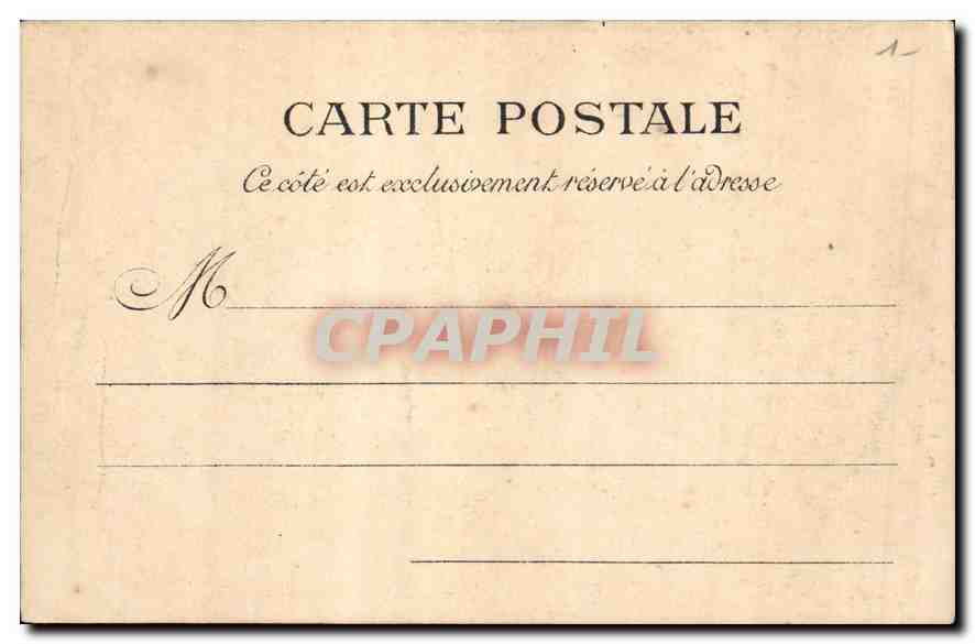 CPA Paris Hotel des Invalides  — Rückseite