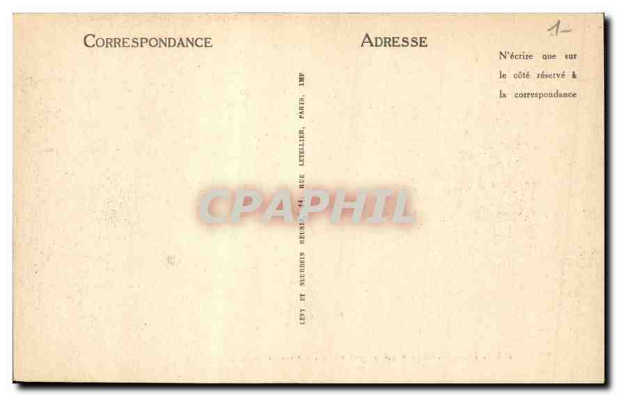 CPA Paris La Rive Gauche prise du Trocadero  — Rückseite