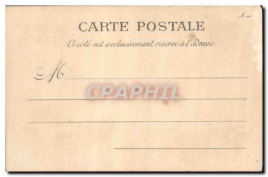 CPA Paris La Tour de Clovis  — Rückseite