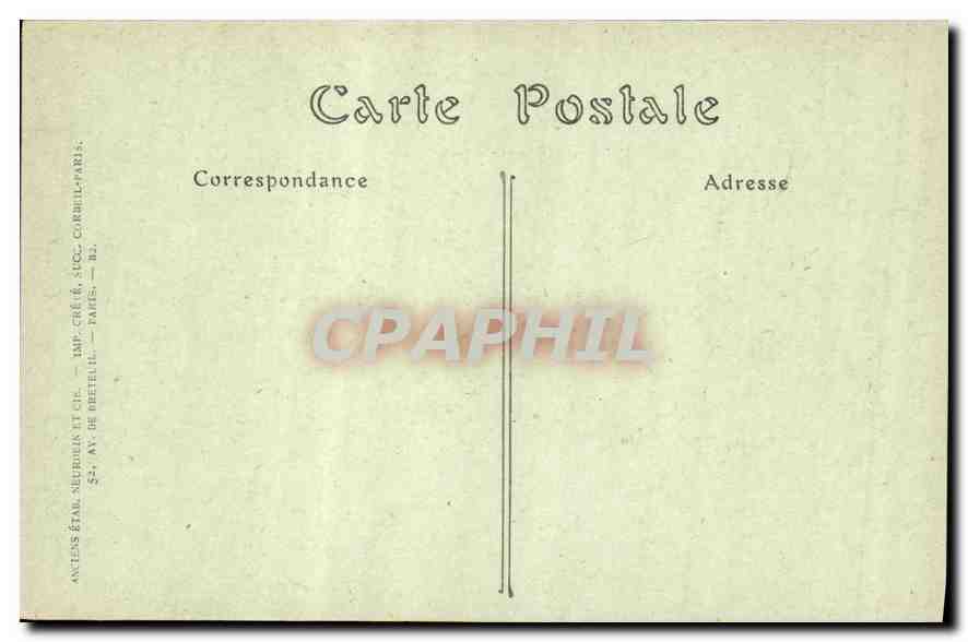 CPA Paris Le Pont Alexandre III et le Grand Palais  — Verso