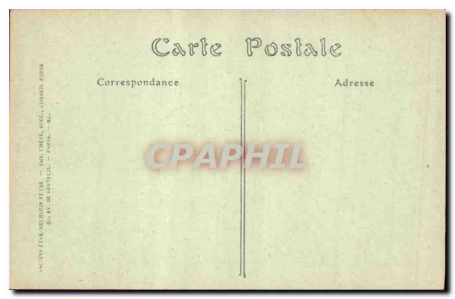 CPA Paris Le Palais du Luxembourg  — Rückseite