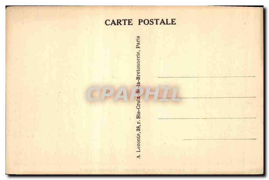CPA Paris Place Vendome  — Rückseite
