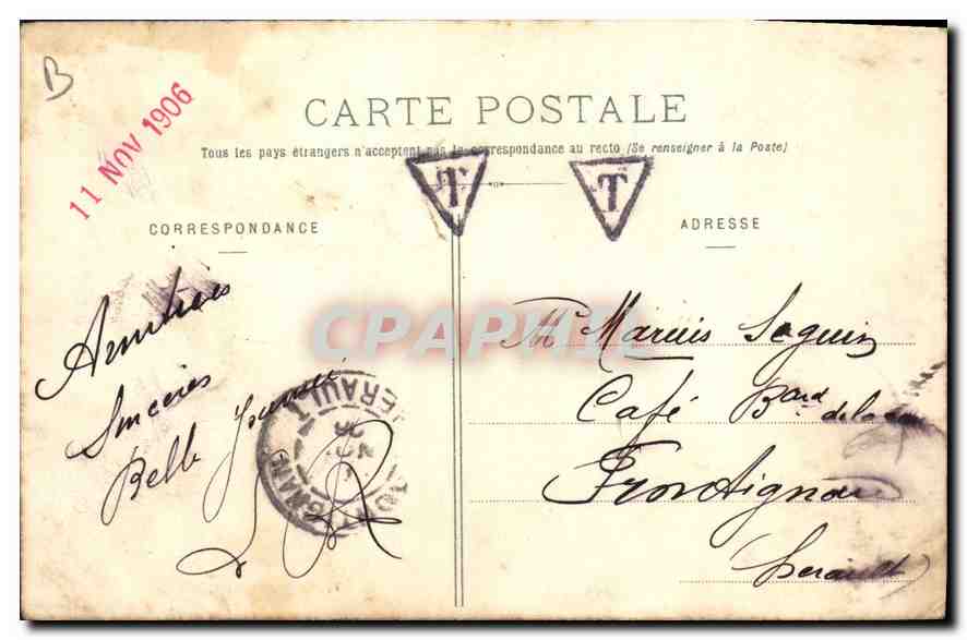 CPA Paris La Tour St Jacques  — Rückseite