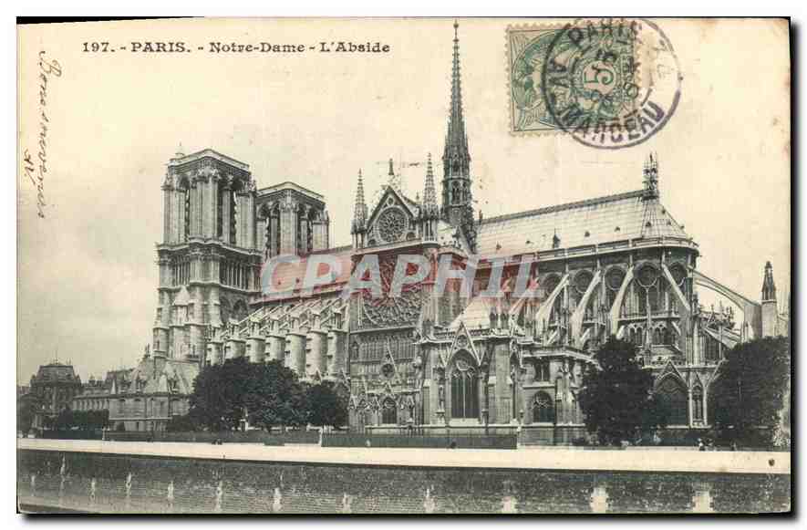CPA Paris Notre Dame L'Abside 