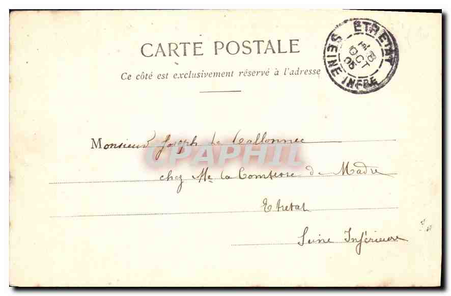 CPA Paris Notre Dame L'Abside  — Rückseite