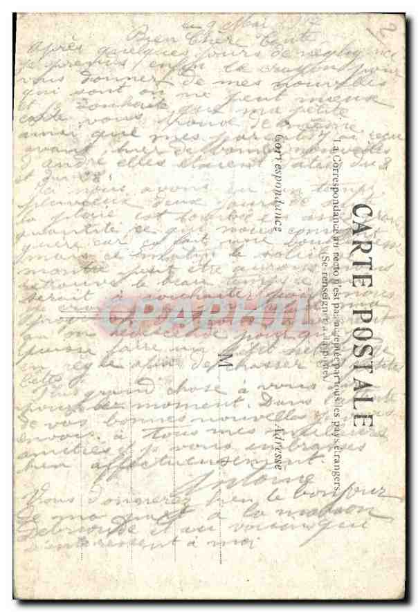 CPA Paris La Bastille  — Rückseite