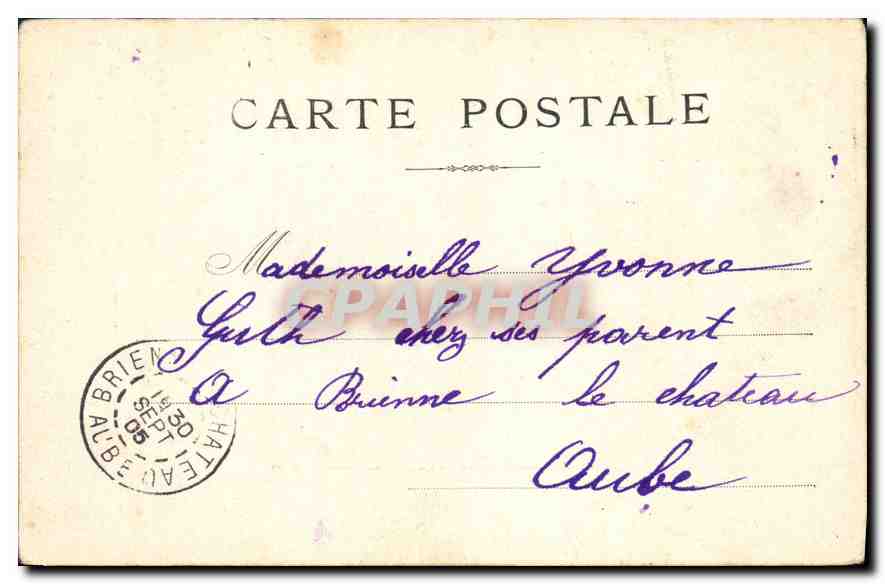CPA Paris Fontaine de l'Observatoire  — Verso