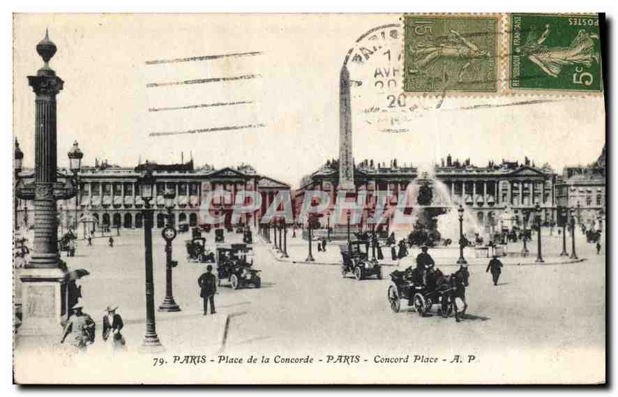CPA Paris Place de la Concorde Paris 