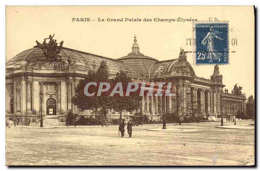 CPA Paris le Grand Palais des Champs Elysees 