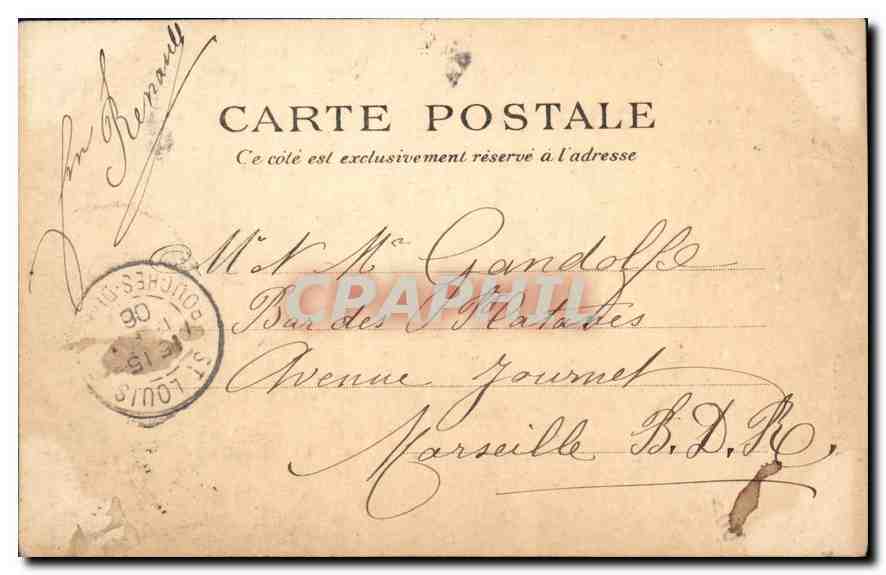 CPA Paris l'eglise Russe Rue Daru Russie Russia — Verso