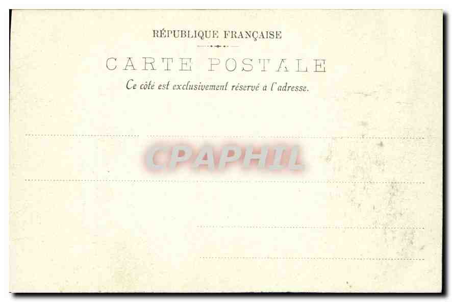 CPA Les Fresques du Pantheon la Bataille de Talbiac Joseph Blanc  — Rückseite